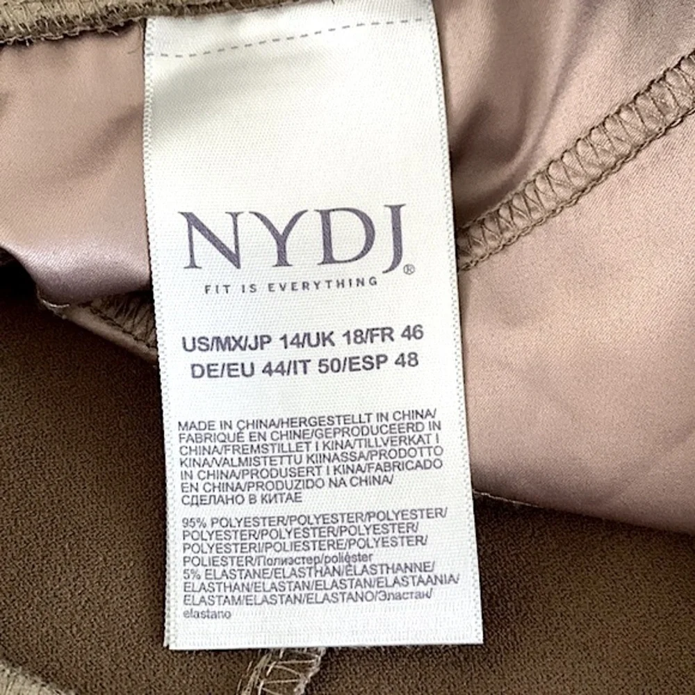 NYDJ Faux Suede Pull-on Bootcut Pants